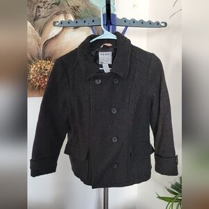 Old Navy Double-Breasted Juniors  Wool-blend Peacoat Size M